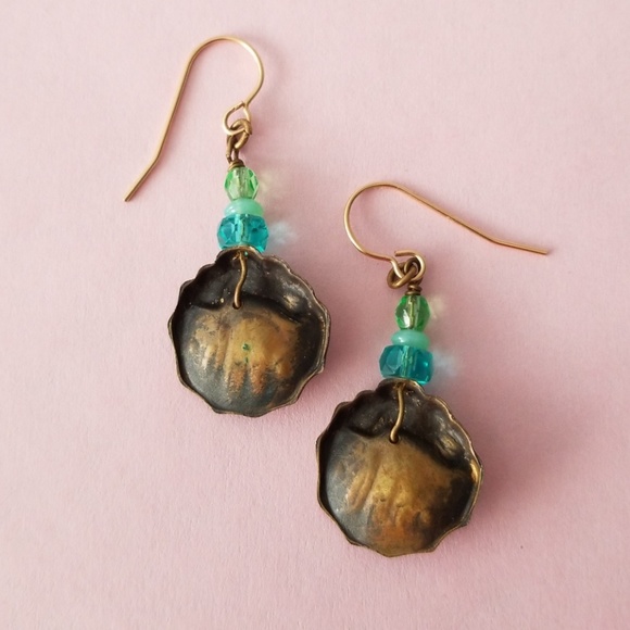 Mermaid earrings! Real freshwater pearls - Picture 3 of 3